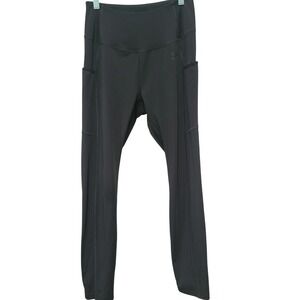 Gymshark Training Mesh Pocket Leggings Black High Rise Medium